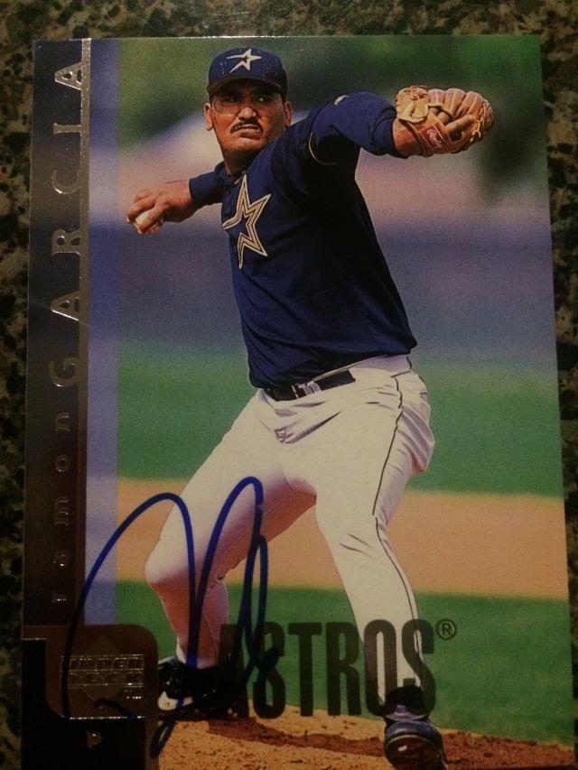 Ramon Garcia autograph in the Astros A to Z collection