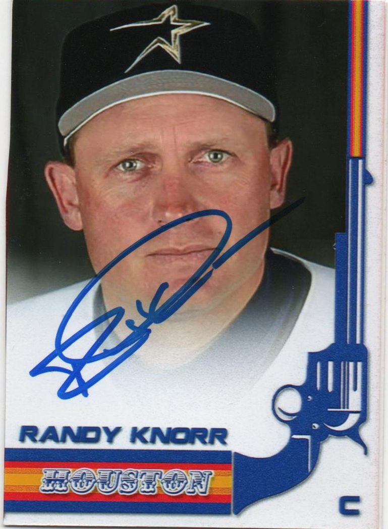 Randy Knorr autograph in the Astros A to Z collection