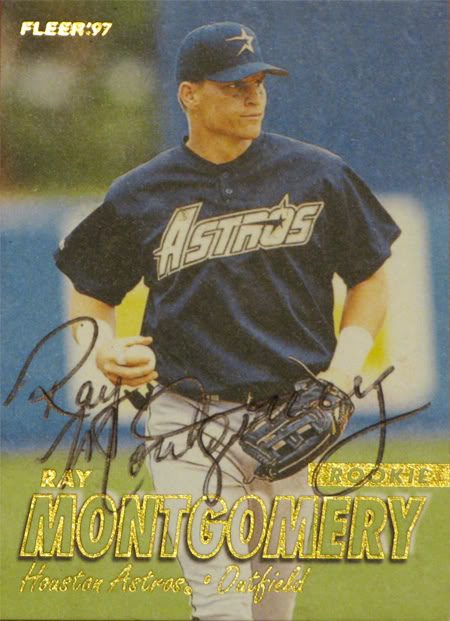 Ray Montgomery autograph in the Astros A to Z collection