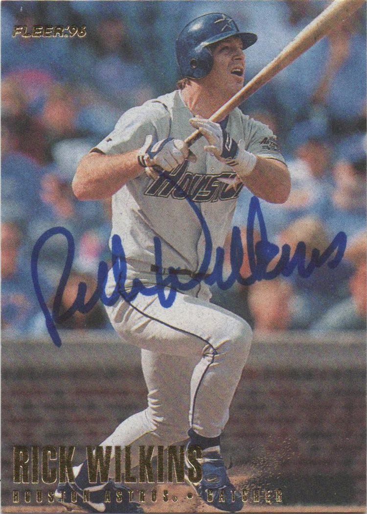Rick Wilkins autograph in the Astros A to Z collection