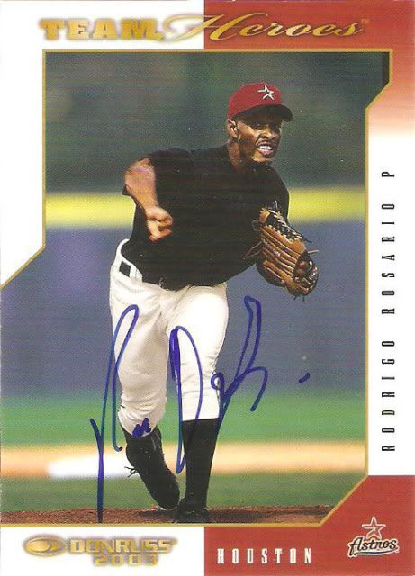 Rodrigo Rosario autograph in the Astros A to Z collection