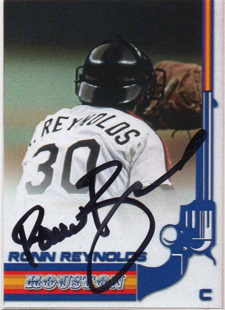 Ronn Reynolds autograph in the Astros A to Z collection