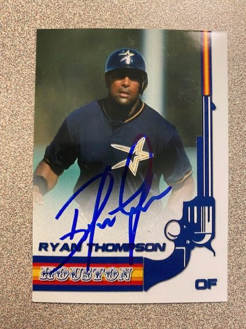 Ryan Thompson autograph in the Astros A to Z collection