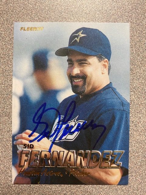 Sid Fernandez autograph in the Astros A to Z collection