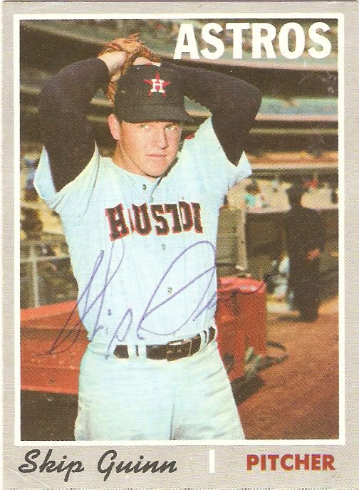 Skip Guinn autograph in the Astros A to Z collection