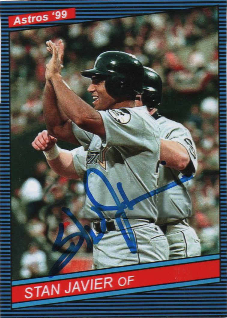 Stan Javier autograph in the Astros A to Z collection