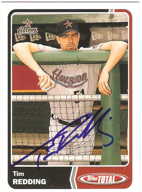 Tim Redding autograph in the Astros A to Z collection