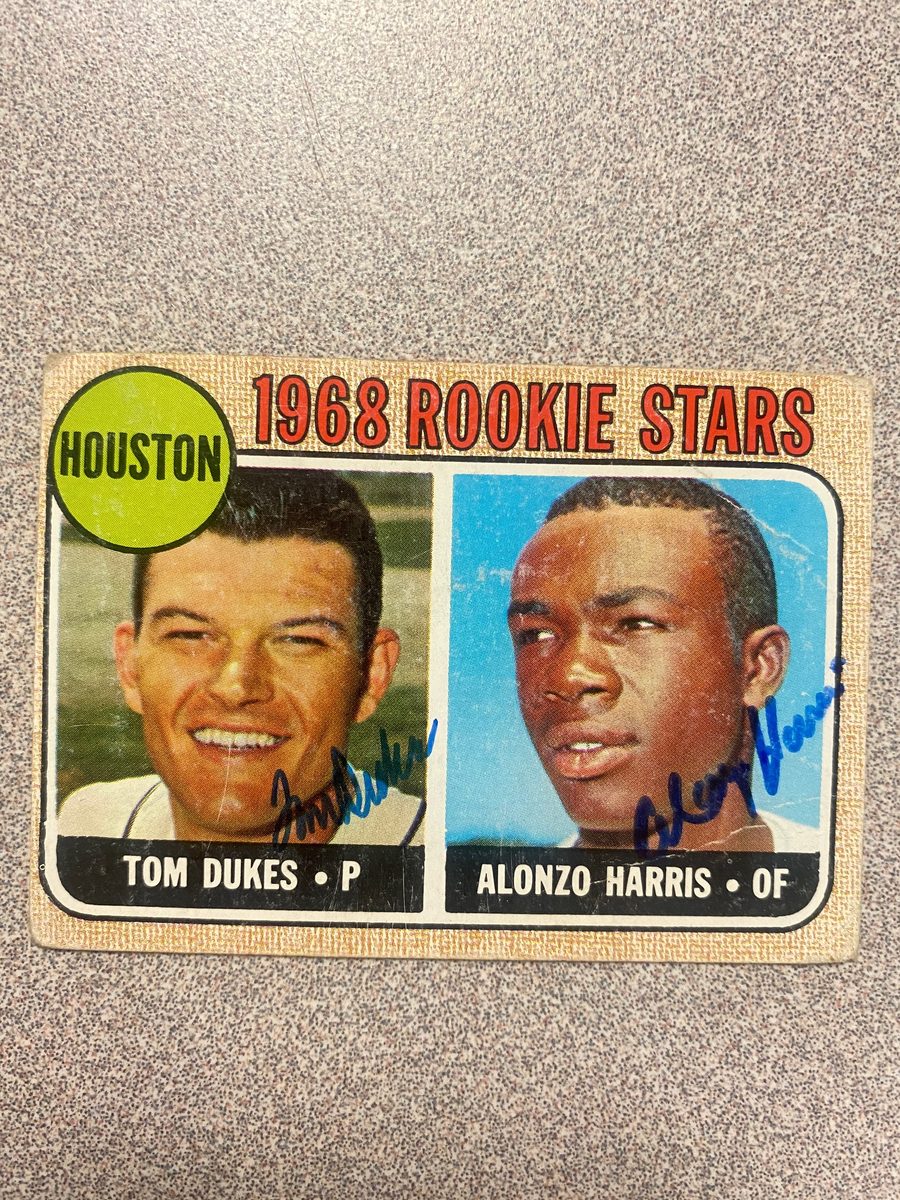 Tom Dukes autograph in the Astros A to Z collection
