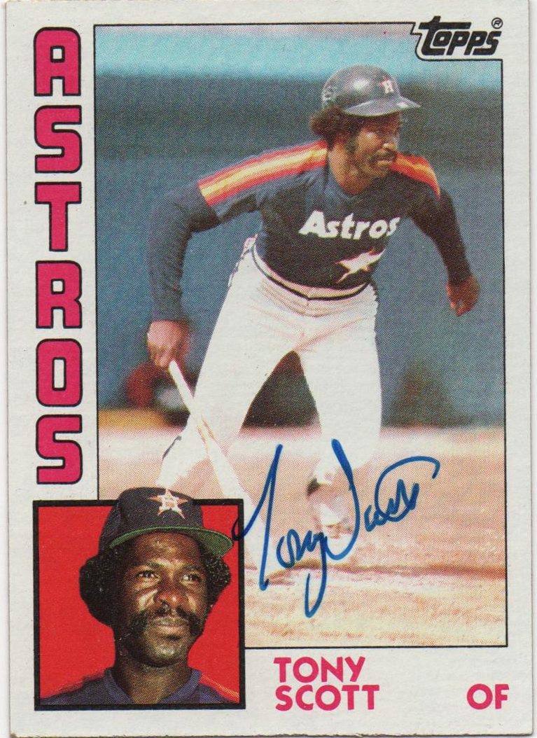 Tony Scott autograph in the Astros A to Z collection