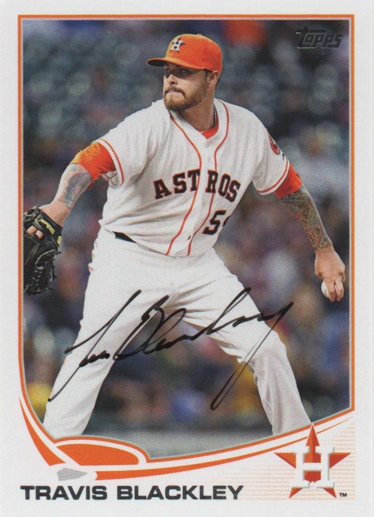 Travis Blackley autograph in the Astros A to Z collection