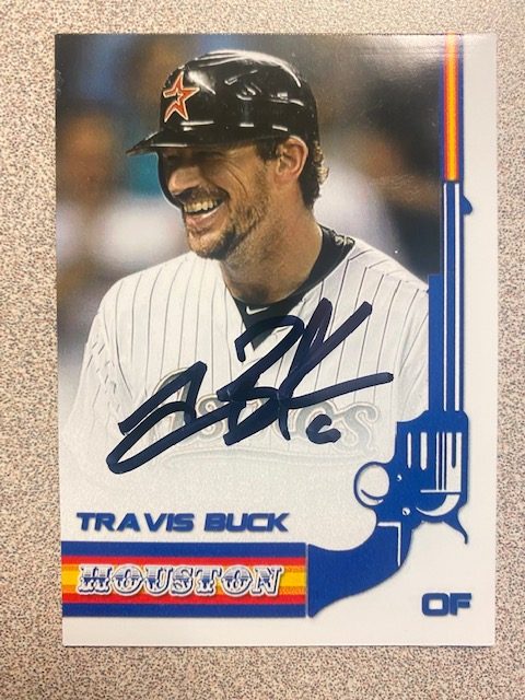 Travis Buck autograph in the Astros A to Z collection