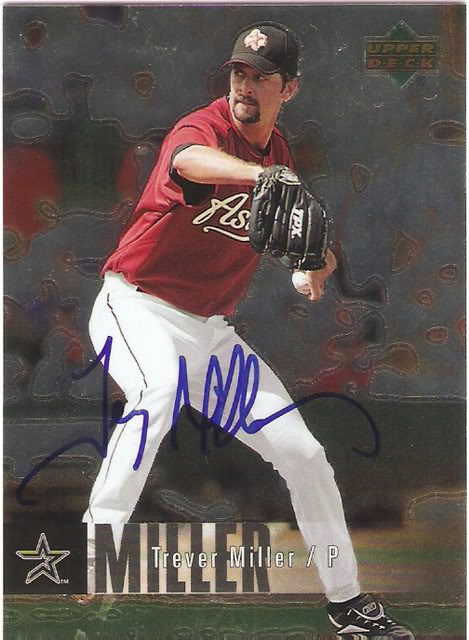 Trever Miller autograph in the Astros A to Z collection