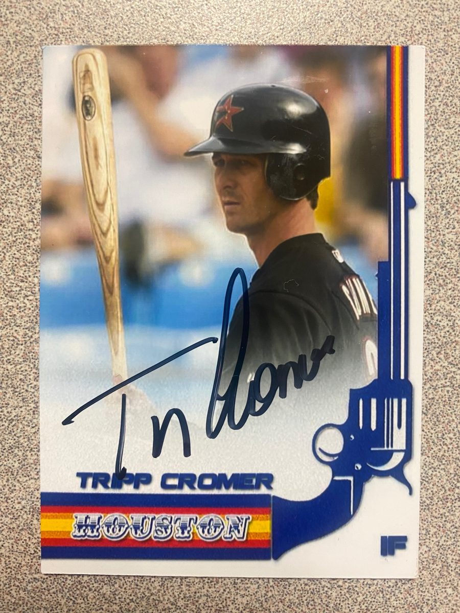 Tripp Cromer autograph in the Astros A to Z collection