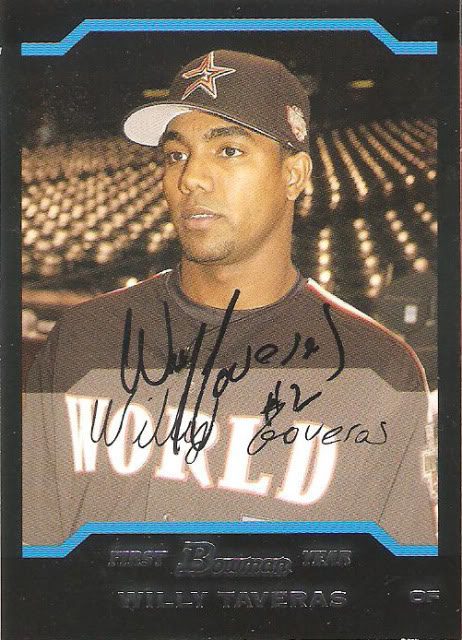 Willy Taveras autograph in the Astros A to Z collection